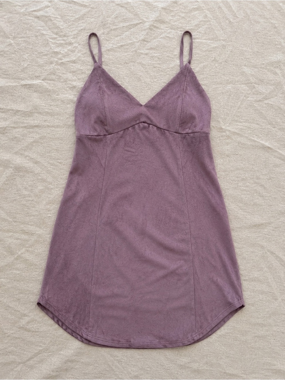 Windsor Mauve Faux Suede Mini Dress Size Small | Y2K Going Out Dress - Picture 3 of 7